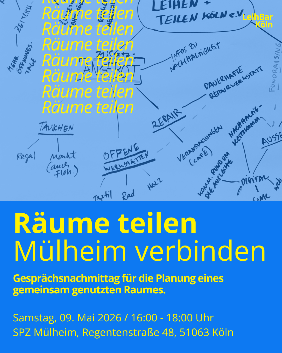 Mehr über den Artikel erfahren Räume teilen – Mülheim verbinden
